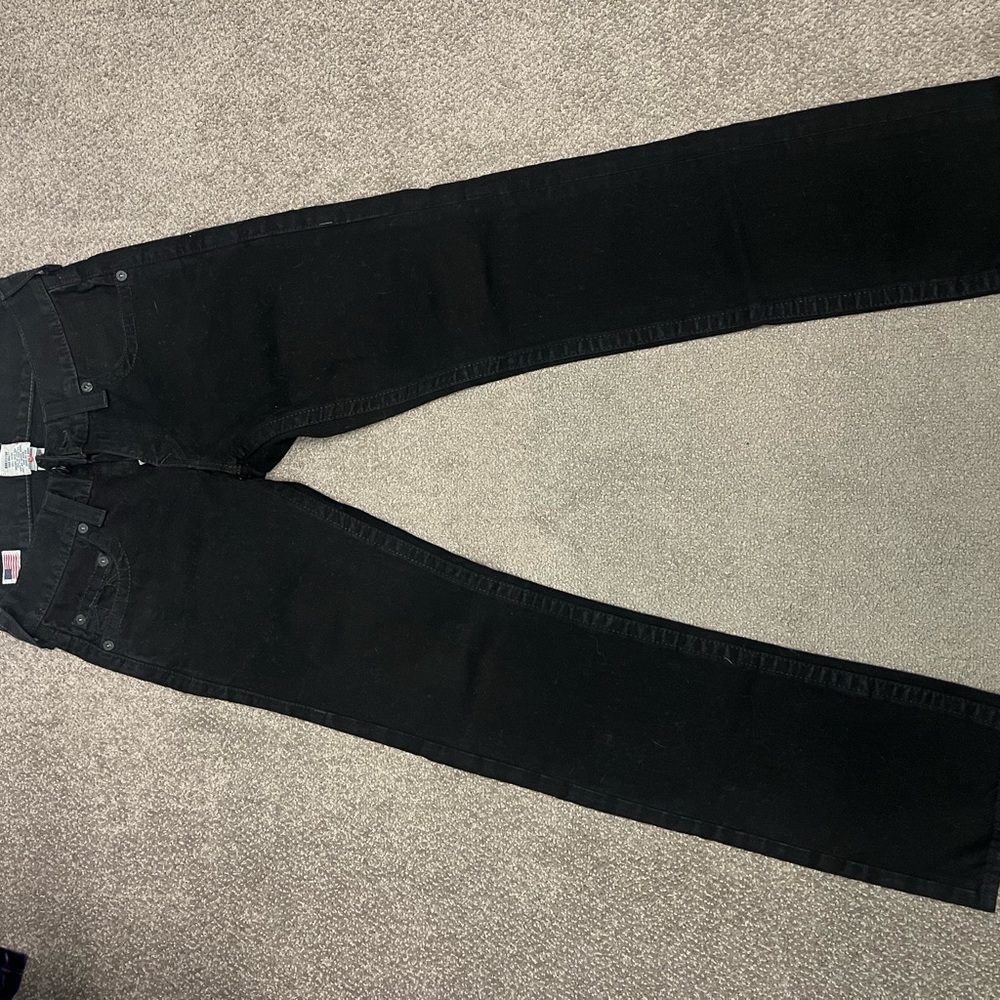 Vintage True Religion Men's Black Jeans